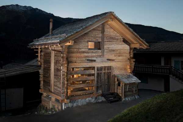 Old Barn Transformed into a Small Cottage for a Young Family