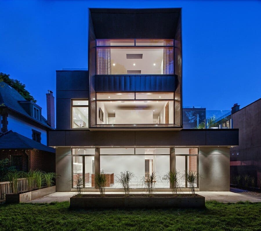 Heathdale Residence - smart home encased in Cor-Ten steel panels (2)