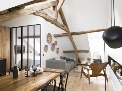 Saint Paul Apartment – 18th-Century Paris Loft Renovated with Eclectic Charm