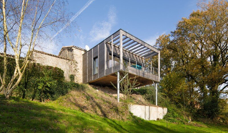 Chalet Concept 16th Century Stone Cottage Renovated by DGA-Architectes (11)