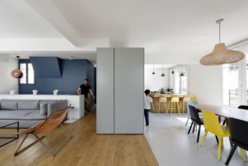 Maisonette Apartment by Ulli Heckmann and Eitan Hammer Paris (6)