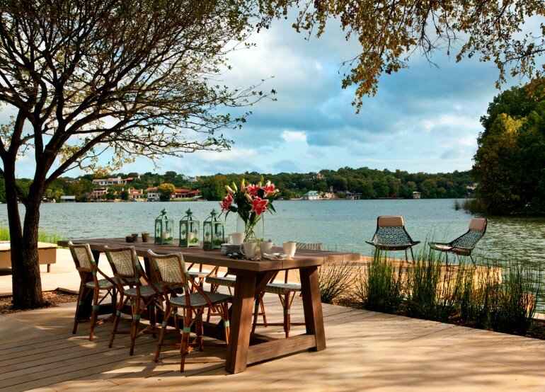 outdoor dining area, Cove House