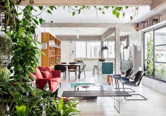 Stylish Brazilian Flat Displaying an Inspiring Eclectic Design