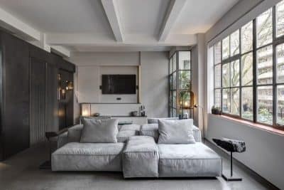 Theatrical Apartment – Industrial London Warehouse Conversion