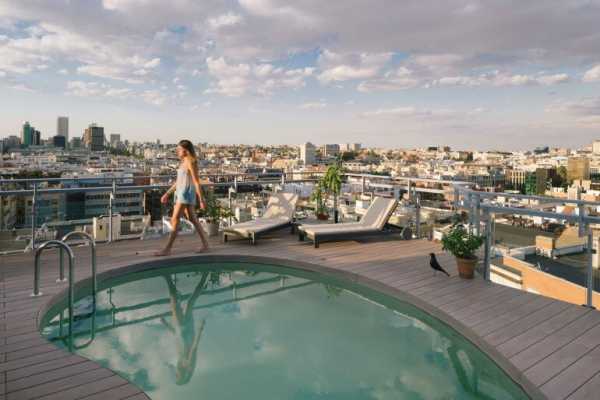 Attic House Situated in a Tower in the Center of Madrid