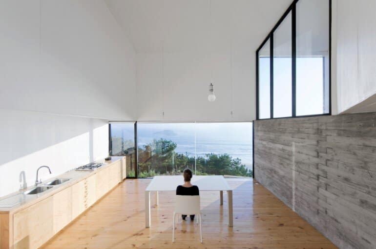 kitchen, dining area