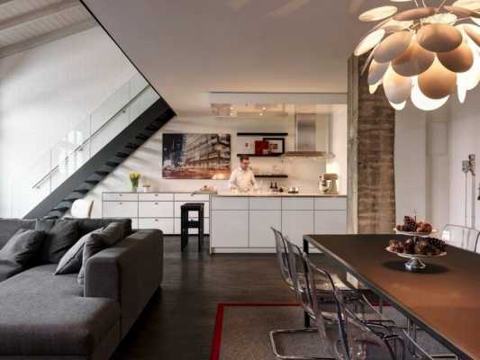 Industrial Apartment in Zurich by Daniele Claudio Taddei Architect