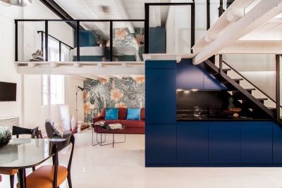 Cobalt Apartment in Cagliari by Mauro and Matteo Soddu
