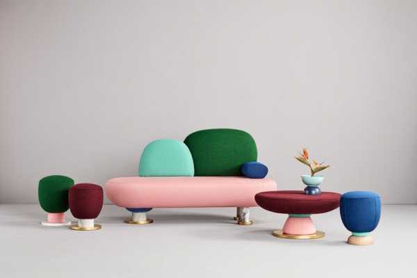 Colorful Toadstool Collection by Masquespacio