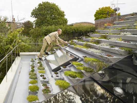 Garden House Under a ‘Hanging-Basket’ Roof / Hayhurst