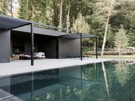 CD Pool House – Simple Yet Elegant Space for Relaxation / Marc Merckx Interiors