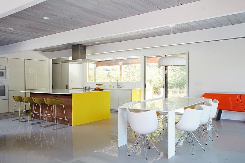 dining area, classic mid-century home