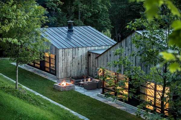 Woodshed Vermont Guest House Birdseye Design