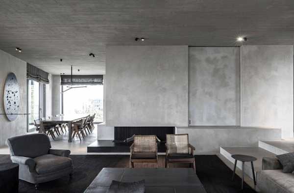 Concrete Penthouse in Antwerp by Vincent Van Duysen