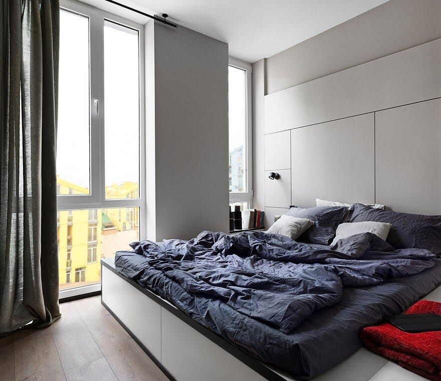 40 sqm Apartment Takes Advantage Of Color And Chic Accent Features 14