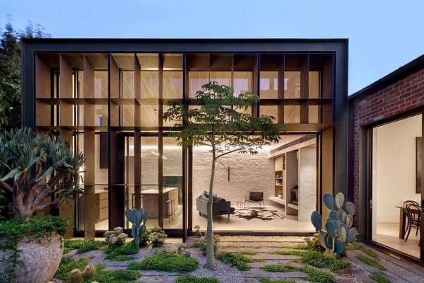 Contemporary Garden Pavilion Added to an Edwardian Cottage 12