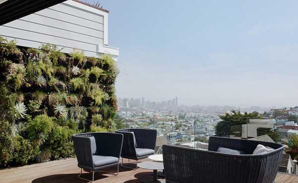 San Francisco Home With a Minimalist White Interior and a Generous Vertical Space 2