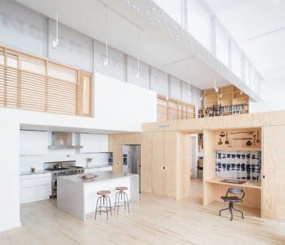Old Carriage House Transformed into a Live -Work Studio by Jeff Jordan Architects