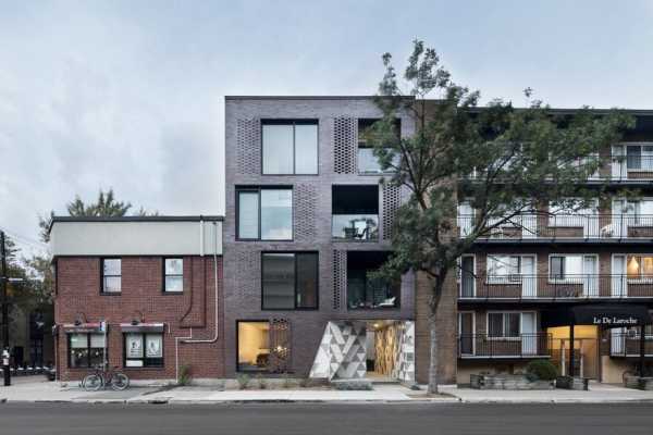 Contemporary Residential Building of Five Housing Units: La Géode by ADHOC Architects