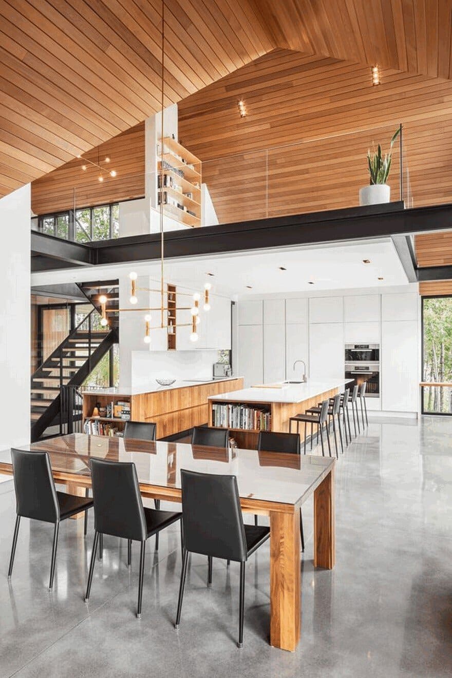 dining area, Thellend Fortin Architects