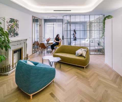 Dividing a Large Old Flat into Three Luxury Apartments in Madrid