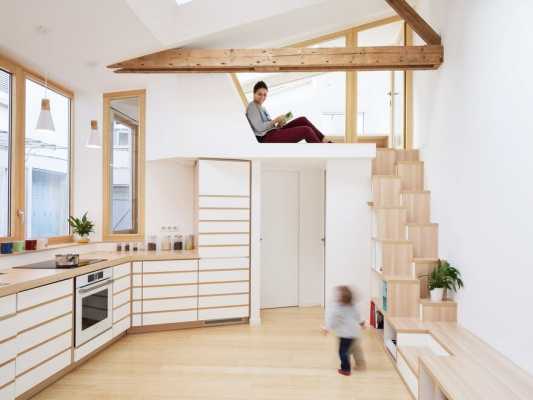 An Old Painting Studio in Paris Turned into a Minimalist and Bright Loft 10