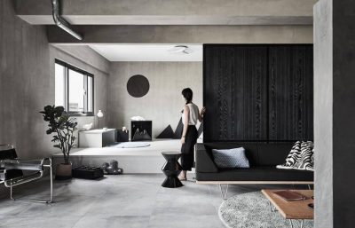 Simplistic Aesthetics with Industrial Elements Gentle Heart of Steel by HAO Design 5