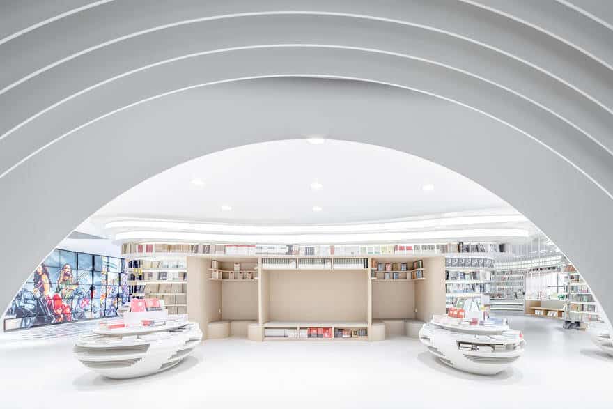 Zhongshu Bookstore Built with 300 Tons of Steel and 30,000 Meters of Light Strips 4