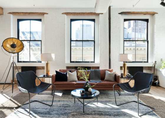 SoHo Loft Transformed into an Industrial Retreat for Bicoastal Lifestyle