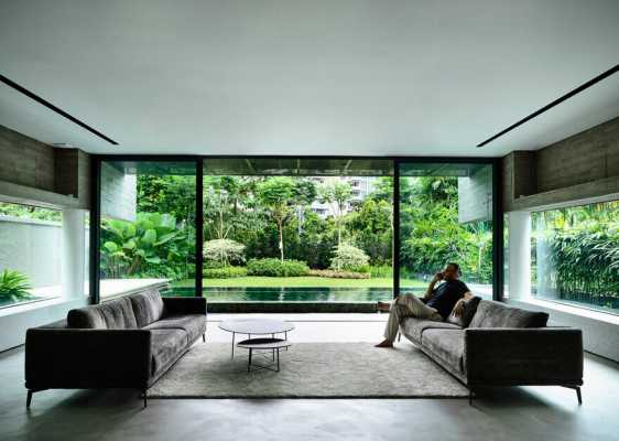 Four-Storey Family Home Designed as a Smart House in Singapore