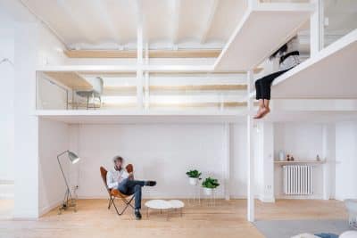 Madrid Loft - "House Within a House" Inspired by Japanese Architecture