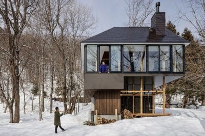 Lakeside Cottage at Nojiri-ko, Japan / SUGAWARADAISUKE Architects