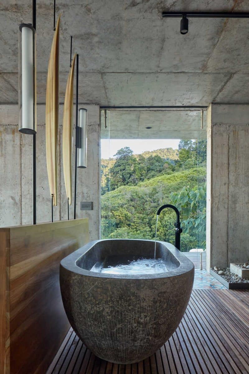 Art Villa on a Hillside Over the Pacific Ocean, Costa Rica