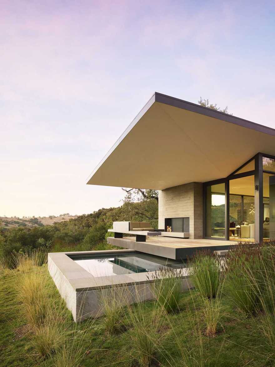 Winged Retreat, Santa Lucia Preserve Aidlin Darling Design