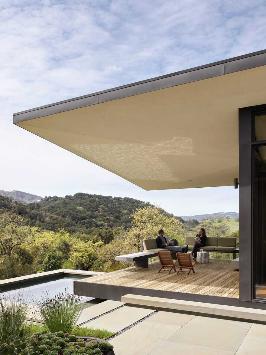 terrace, house in Santa Lucia Preserve, Carmel Valley house