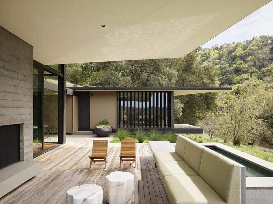 terrace, house in Santa Lucia Preserve, Carmel Valley house