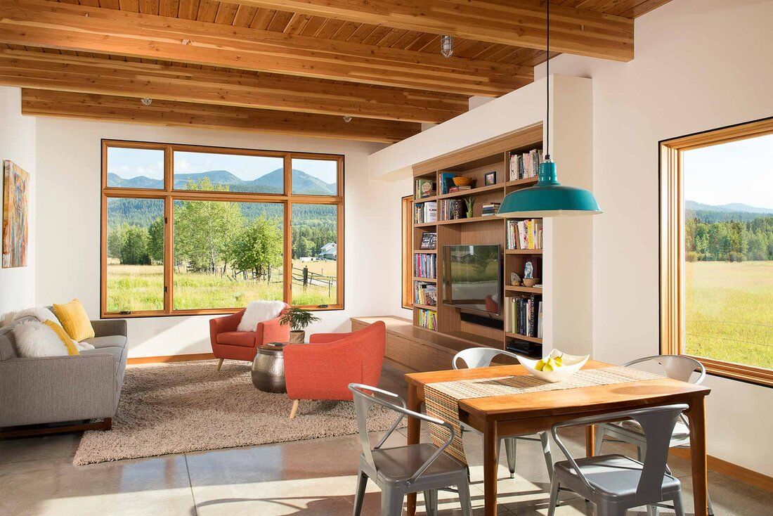 Montana Modern House by Cushing Terrell