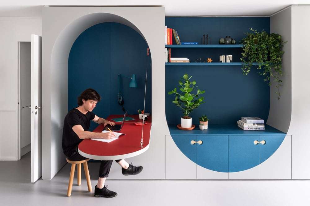 Studio Ben Allen Designed Flexible Furniture to Provide Extra Space for a London Flat