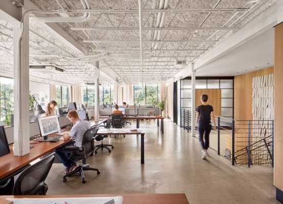 A Mid-Century Austin Office Building Transformed to Foster Interdisciplinary Collaboration