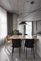 Deep Gray Apartment by Azovskiy + Pahomova