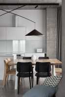 Deep Gray Apartment by Azovskiy + Pahomova