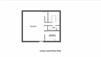 lower level floor plan