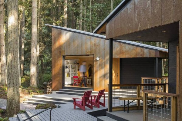 Little House and Big Shed by David Van Galen Architecture