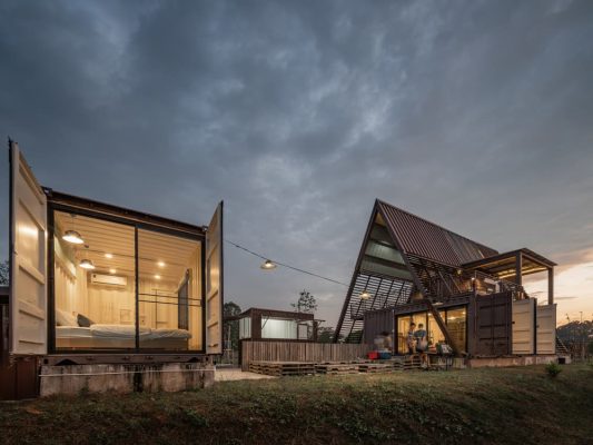 Container Cabin at OOST Kampville - a Spacious Gateway Outside of Bangkok