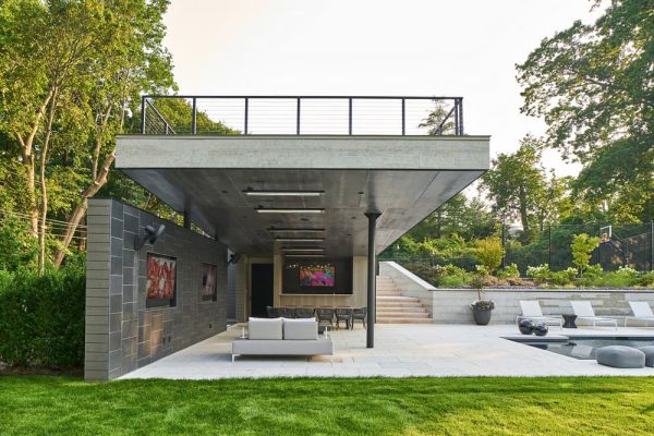 Shorewood Pool and Cabana by Narofsky Architecture