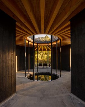 Net Zero House Equipped with a Green Roof and Sustainable Bathhouse