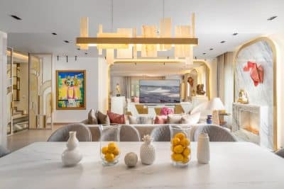 Art-Infused and Modern Ambience for a Young Family
