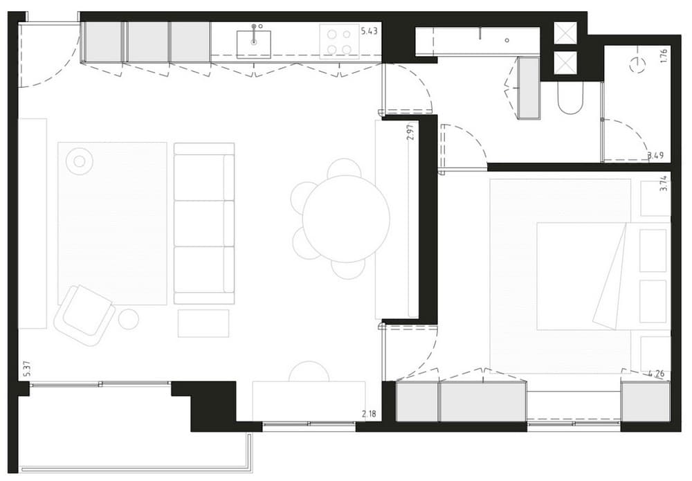 New floor plan