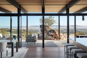 living area, view, Klopf Architecture