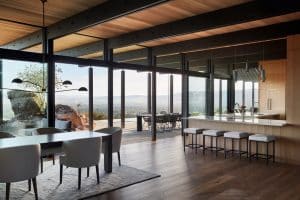 kitchen, dining room, Klopf Architecture